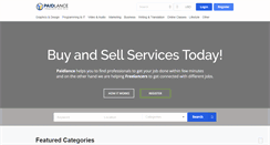 Desktop Screenshot of paidlance.com