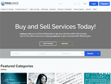 Tablet Screenshot of paidlance.com